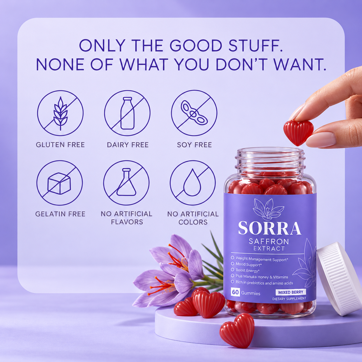 SORRA Saffron Gummies