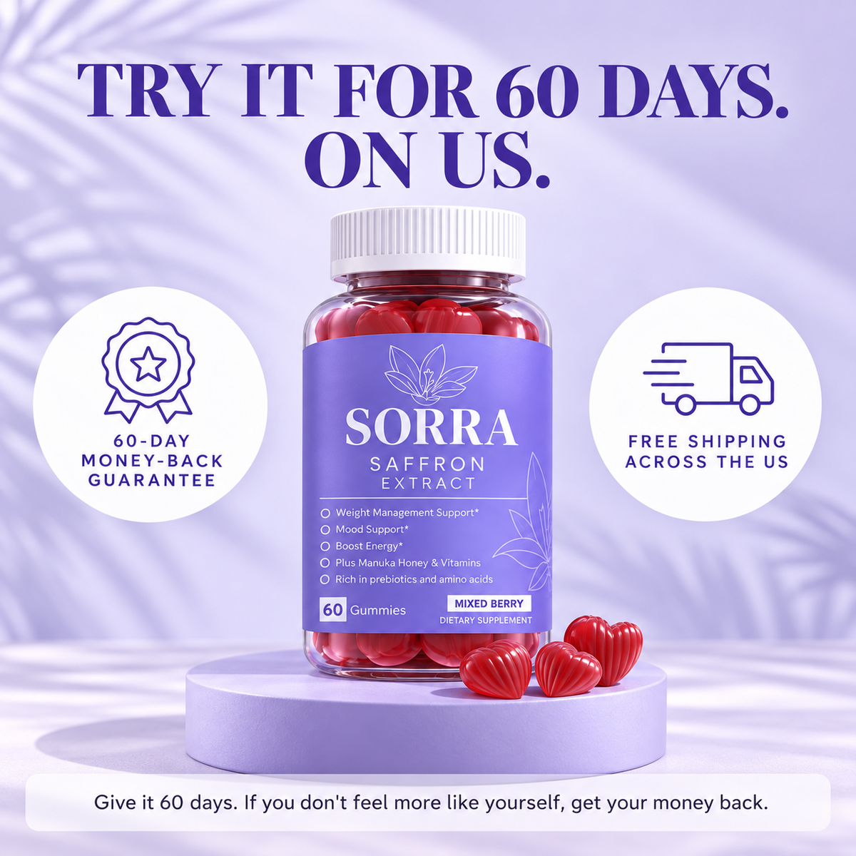 SORRA Saffron Gummies